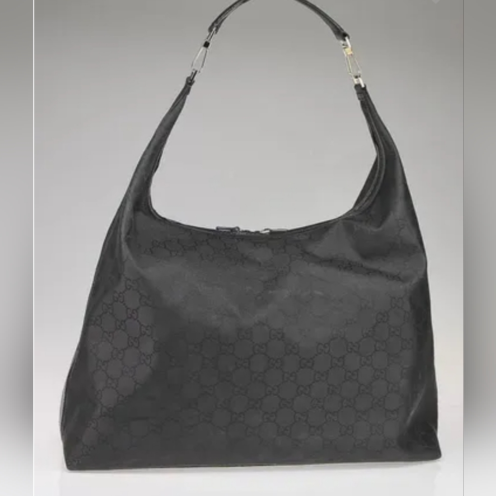 GUCCI GG Nylon Extra-Large Travel Hobo Bag the weekender bag - Picture 10 of 11